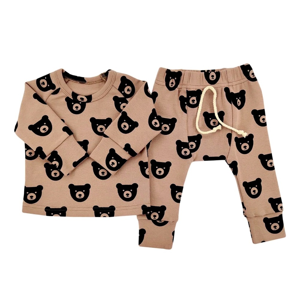 Little One Shop Brown Bear Lounge Set